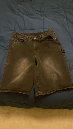 Black Jean Shorts
