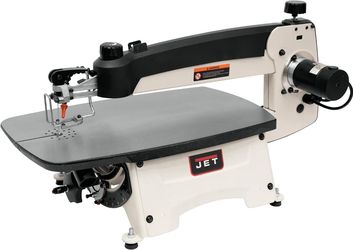 JET 22" Variable Speed Scroll Saw w/ Cast-Iron Table & Foot Pedal, Quick Change Blade, M/N JWSS-22B