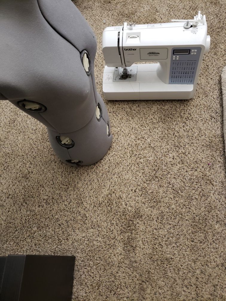 Sewing machine and Every Size Adjustable Mannequin