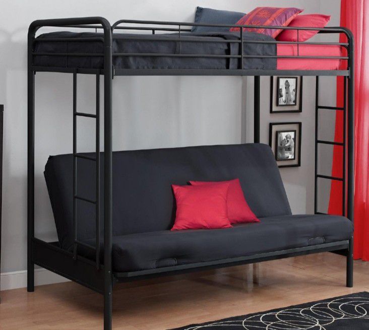 Futon/full bunk bed