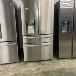 LG Platinum Four Door Refrigerator