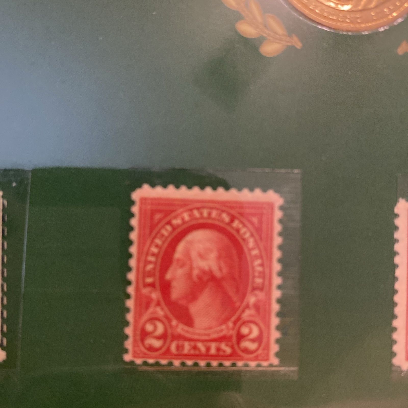 George Washington 2 Cent Stamp Red-RARE