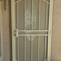 Brand new security doors with door locks and threshold extension kit