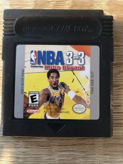 NBA 3 on 3 featuring Kobe Bryant (Nintendo Game Boy Color, 1999)