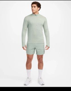 Nike Element Therma-Fit Repel 1/2 Zip Green Men's Running Top Sz XL (FZ1149-370