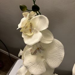 Nearly Natural Orchid Flower Vase 