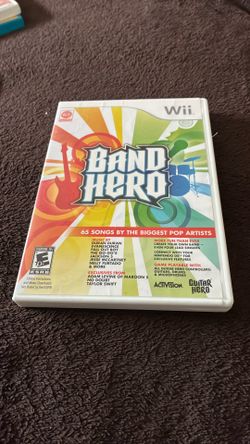 WII  Band Hero   65 Songs by Biggest POP Artists