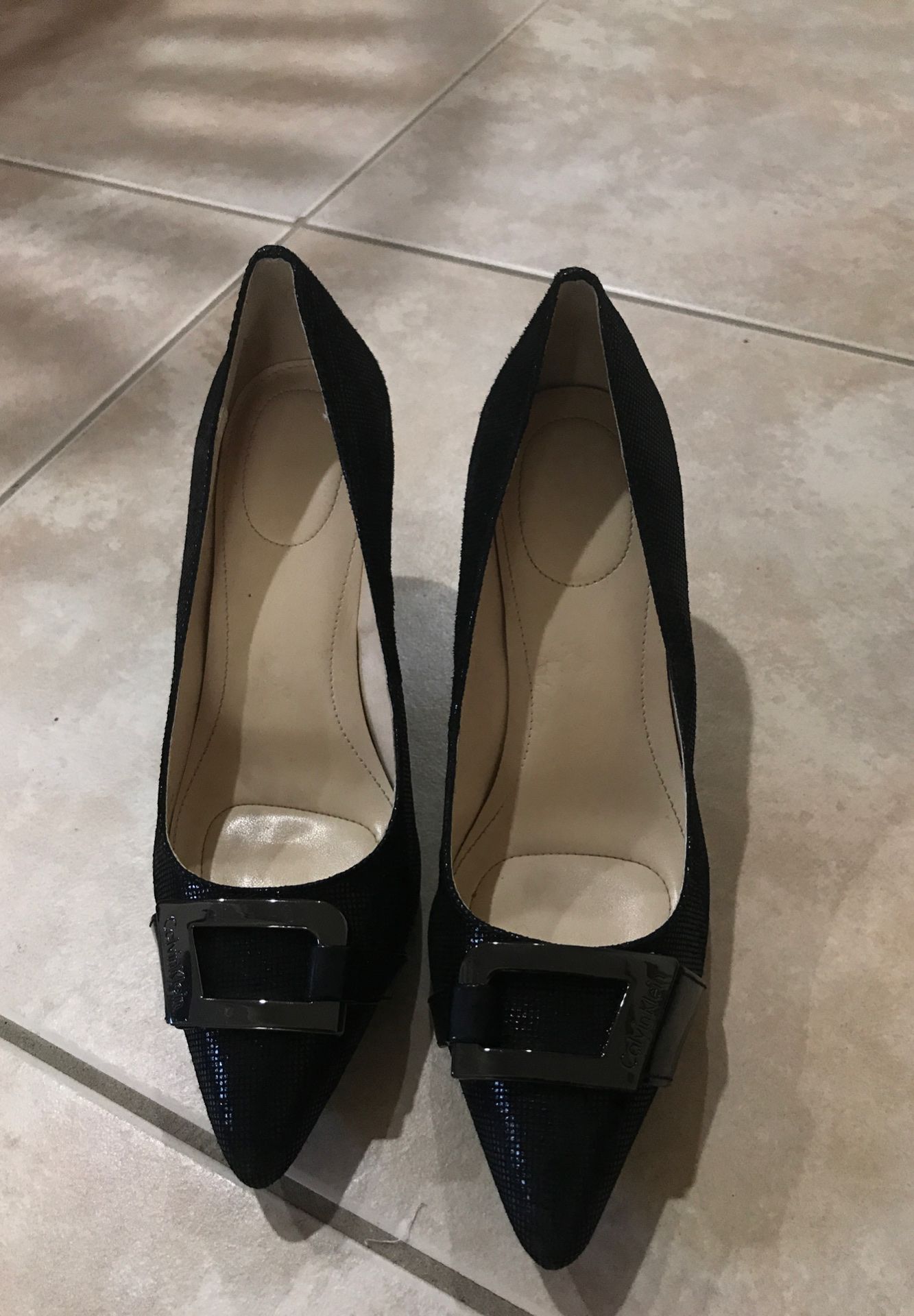 Calvin Klein high heel shoes size 6M