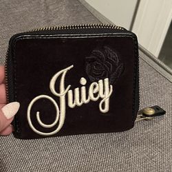 Juicy Couture Wallet Y2K Vintage Embroidered logo