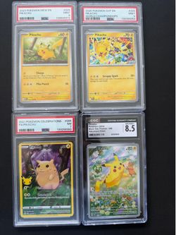 Pikachu lot of 4