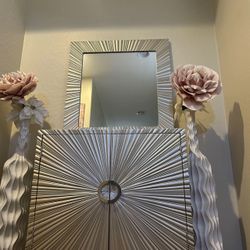 Beautiful Credenza And Mirror Combo 
