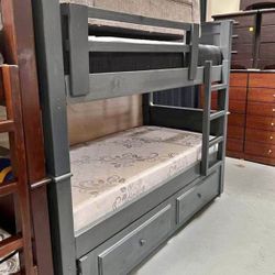 Triple Bunk Bed With Mattress Included  