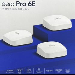 Eero Pro 6E Mesh WiFi System