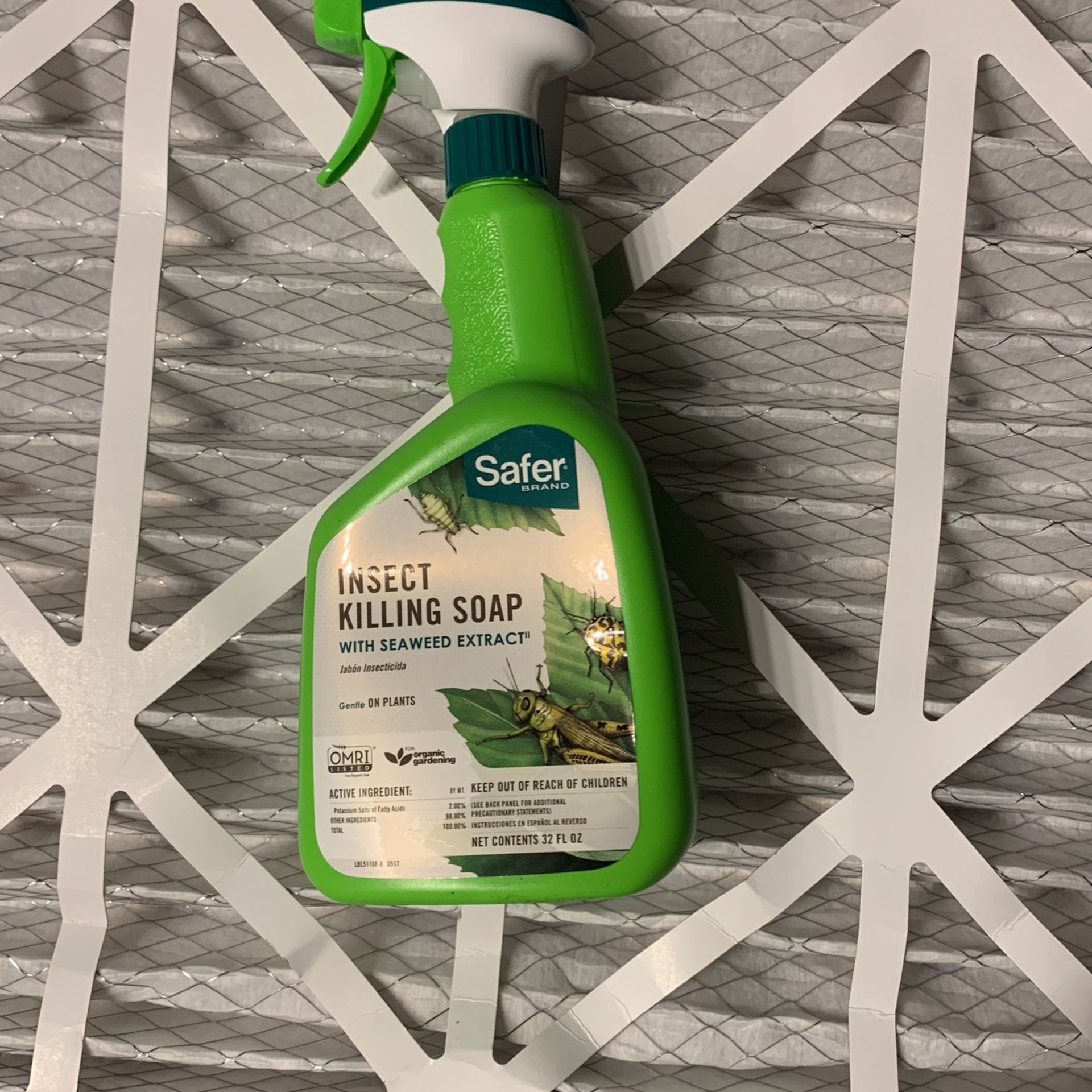 Safer Insect Killing Soap With Seaweed Extract