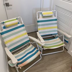 Reclining Beach Chairs 
