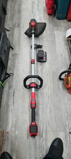 CRAFTSMAN V20 20-volt max 13-in Straight Shaft Battery String Trimmer Edger Conversion Capable 4 Ah (Battery Included) (Charger Included)