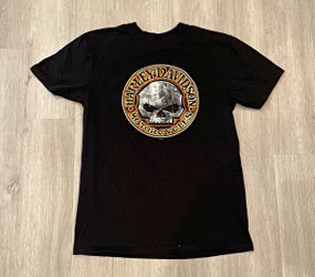 Harley-Davidson Motorcycles Skull Graphic T-Shirt