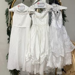 First communion Dress /Size 8 New Sample $35-$60 Each  