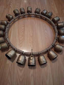 Circle of bells for the wall