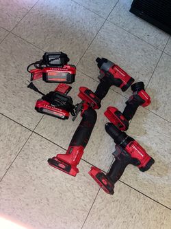 Craftsman V20 Cordless Tool Set with Batteries and Charger