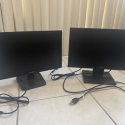 Monitors Acer V206HQL & ViewSonic VA1901-a