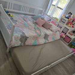 Full Bed With Trundle Twin Bed 