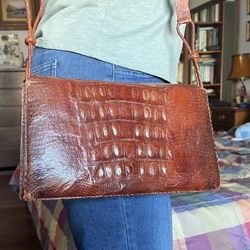 Real Vintage Crocodile Envelope handbag