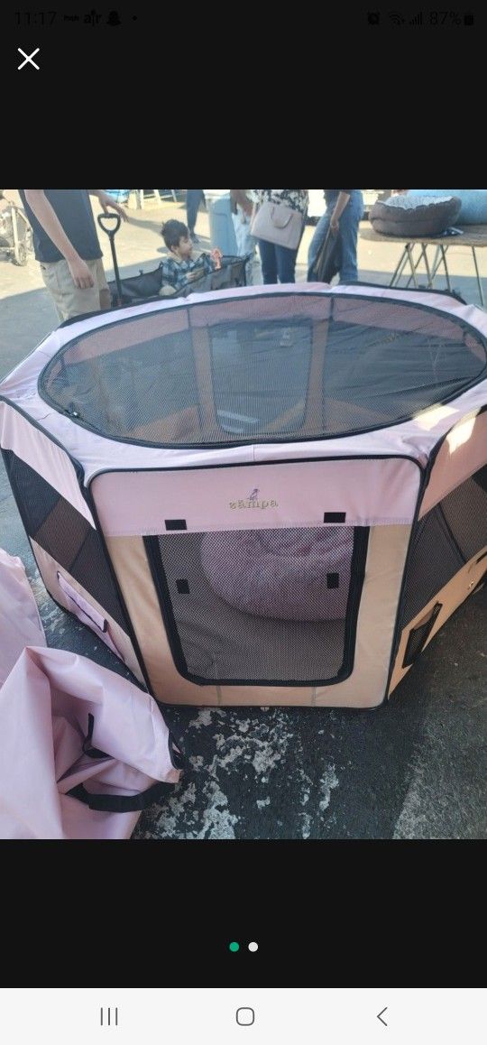 Pet Foldable Playpen Jumbo Jumbo size WITH BAG 61