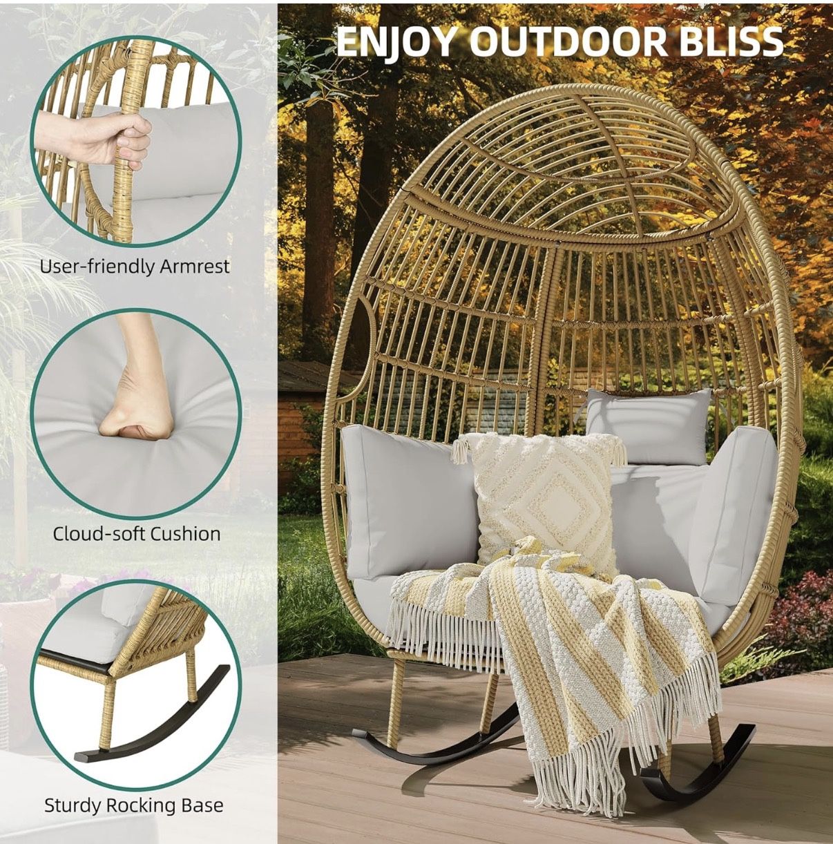 Indoor Or Outdoor Rocking Chair