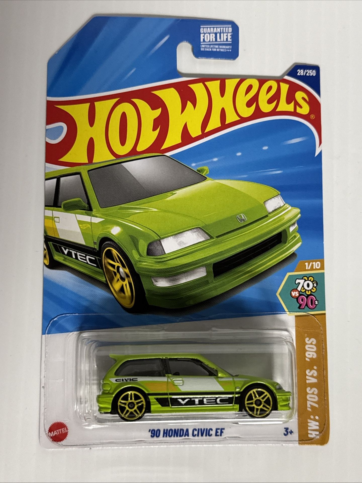Hot Wheels 1990 Honda Civic EF Decades Series JDM  2025 Mattel Diecast MINT
