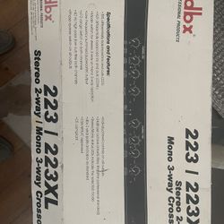 DBX  223XL Stereo Crossover