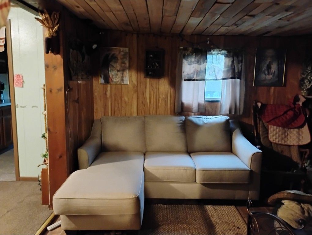 Sofa and Lounge. Only a few months Old.