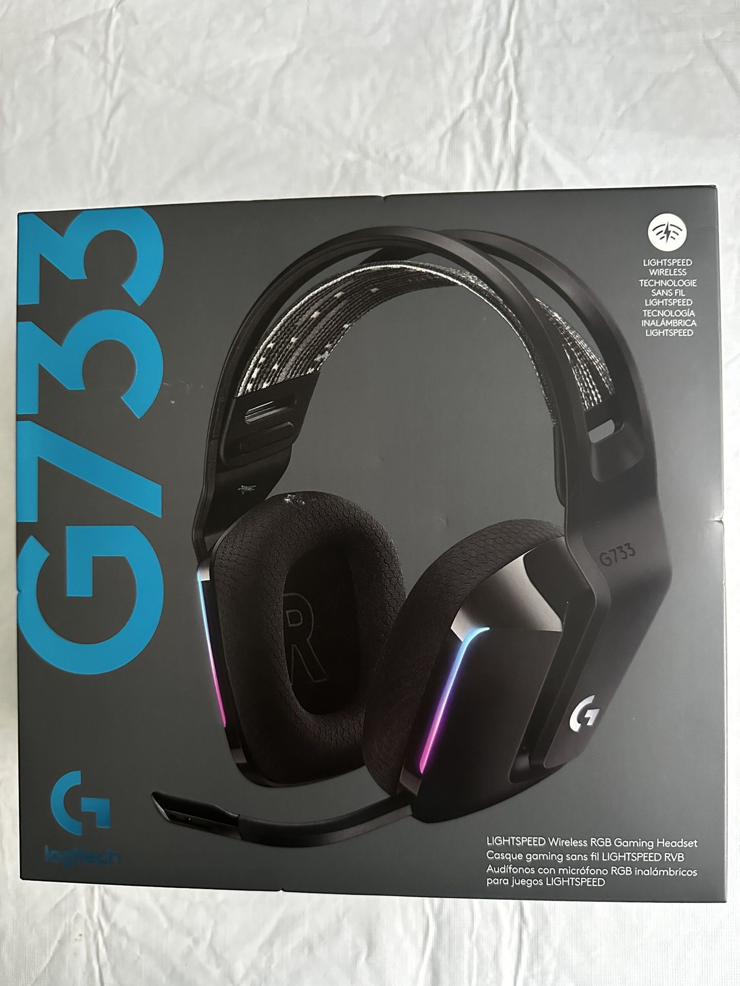 Logitech G733 Wireless Gaming Headset - Black - Brand New In Box