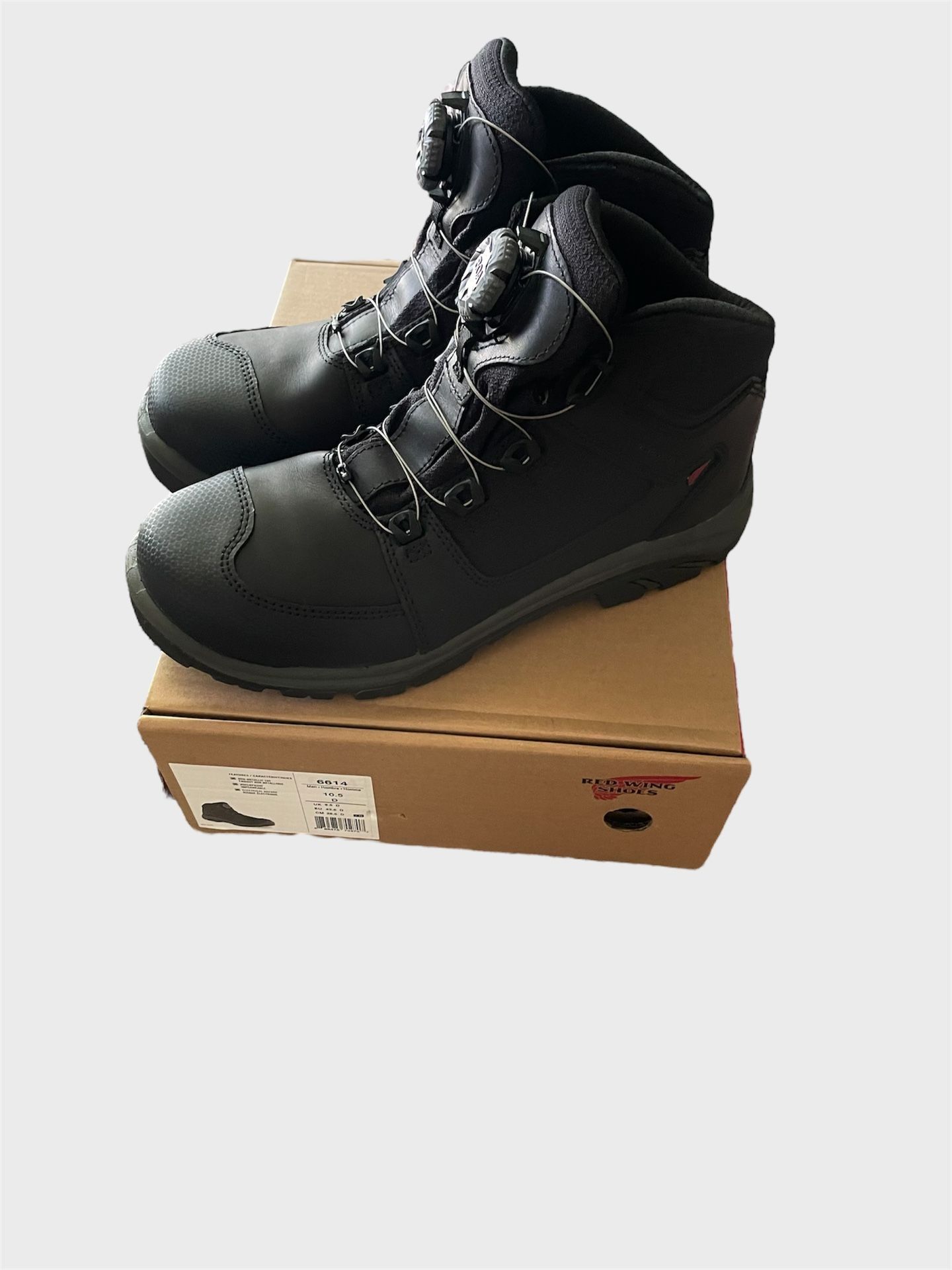Red Wing Tradesman 5 Inch Waterproof Safety Toe Hiker Work Boots Black Size Men’s 10.5