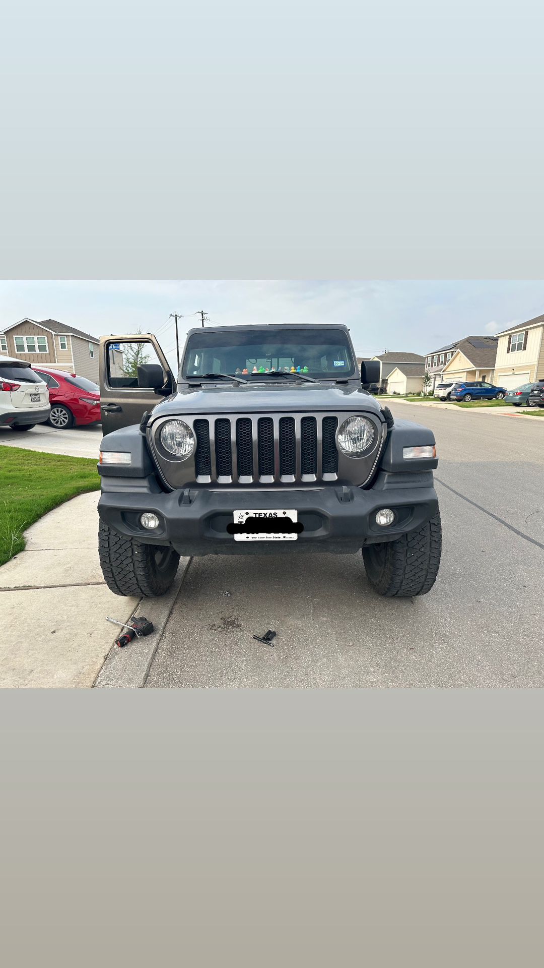 Front Bumper For A 2018 Jeep Wrangler JL