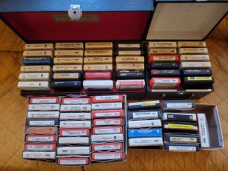 Vintage 8 Track Tape Lot. Bulk Collection