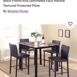 Counter Height Dining Table Set For 4