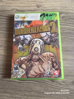 (5 ⭐ Seller) Xbox 360 Borderlands 2 Game Case