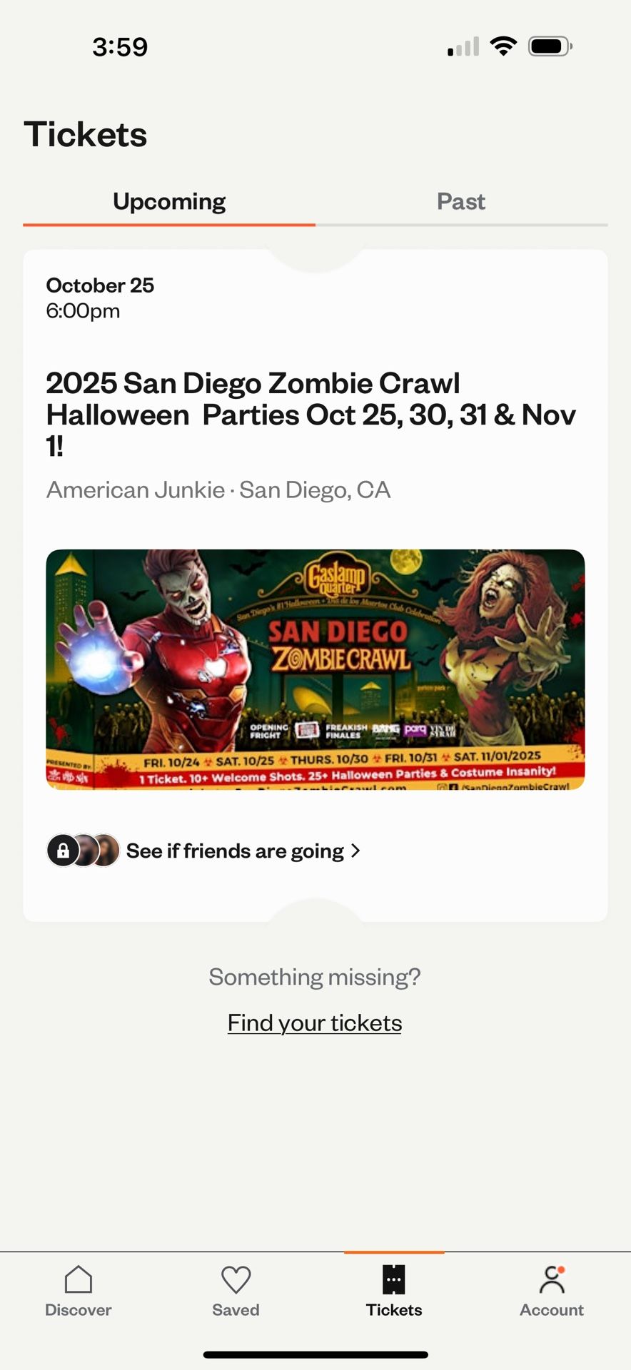 Today Sat October 25 San Diego Zombie Bar Crawl Downtown Gaslamp
