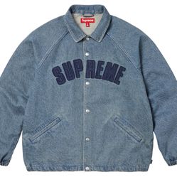 Supreme Arc Denim Coaches Jacket (Washed Indigo)