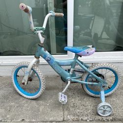 Free Kids Frozen Bike 