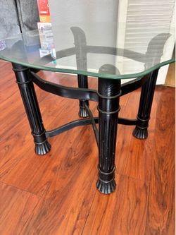 Small glass table $10