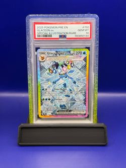 Pokemon 2025 Prismatic Glaceon Ex #150 - PSA 10