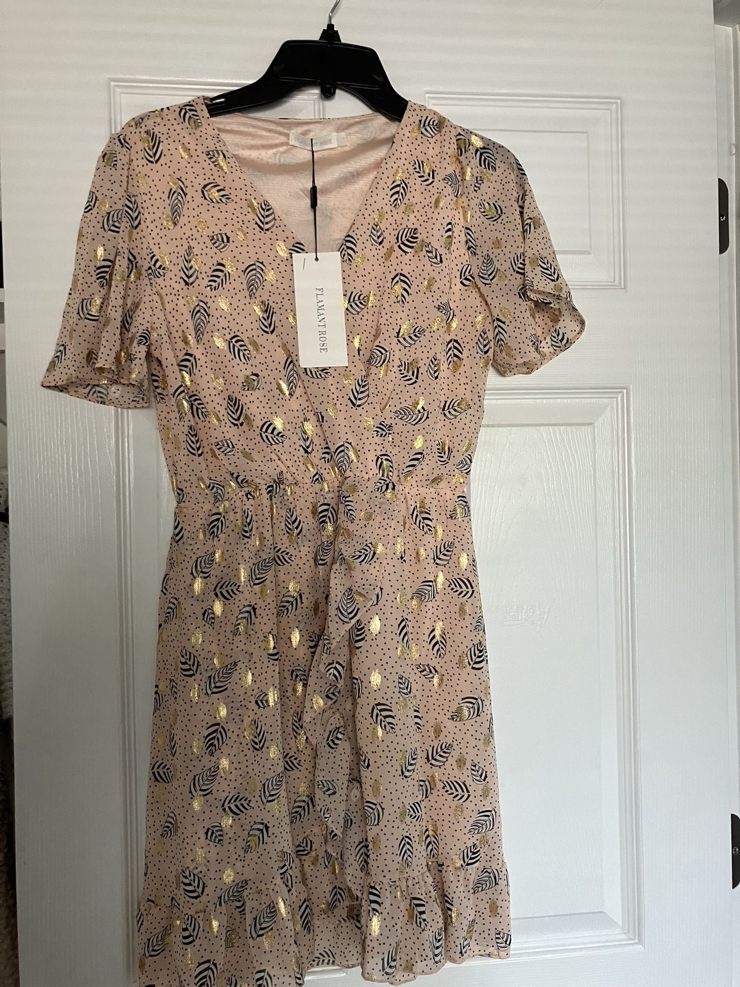 Peach Chiffon Dress