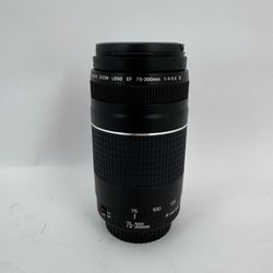 Canon EF 75-300mm  f/1.5-4.9 75-300mm  f/1.5-4.9 Auto & Manual Lens