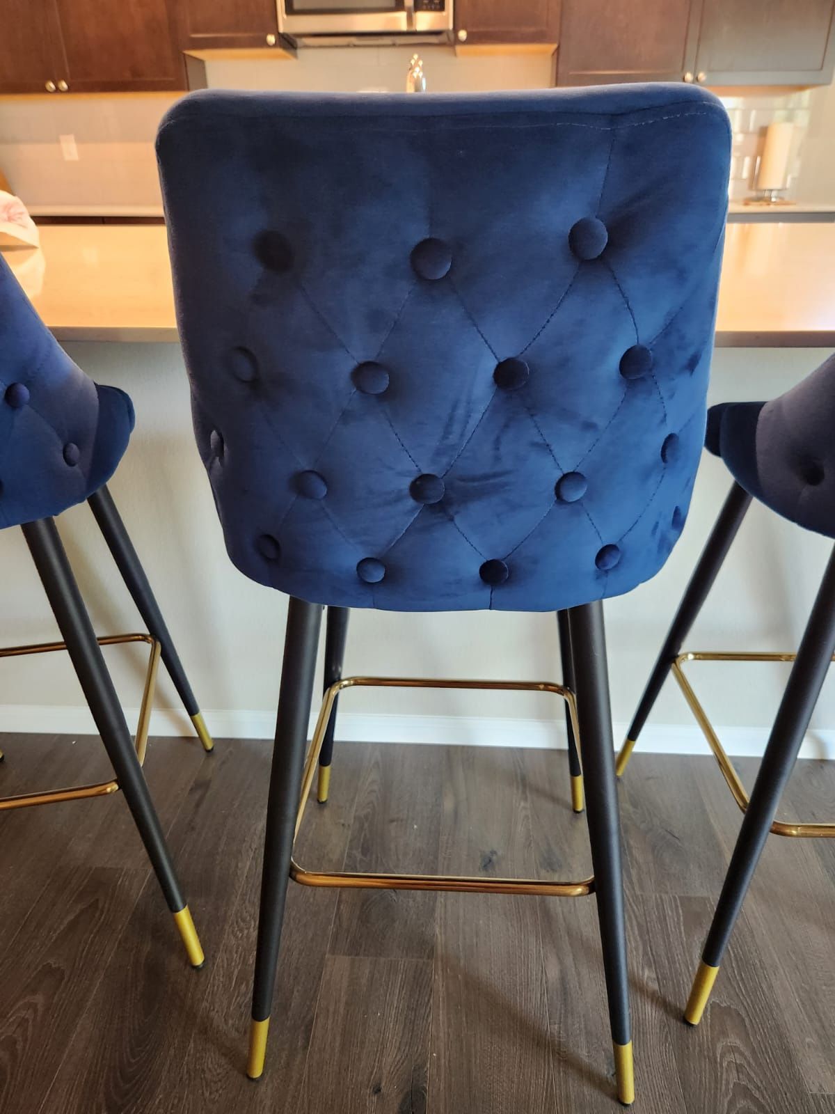 Velvet Bar stools4 for Sale in Edgewood, WA OfferUp