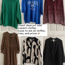 Women’s clothes for sale