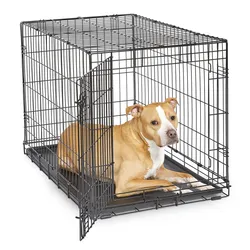New World - 36-inch Single Door Metal Folding Dog Cage