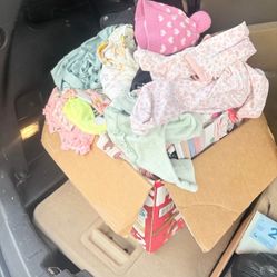 Baby Girl Clothes + Bassinet Set