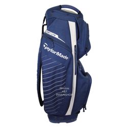 TaylorMade Speedlite 14 Way Top Cart Golf Bag - Blue White 